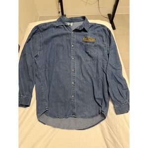 Men's Xl Vintage Winterland Usa Denim Button Up Bob Seger And The Silver Bullet